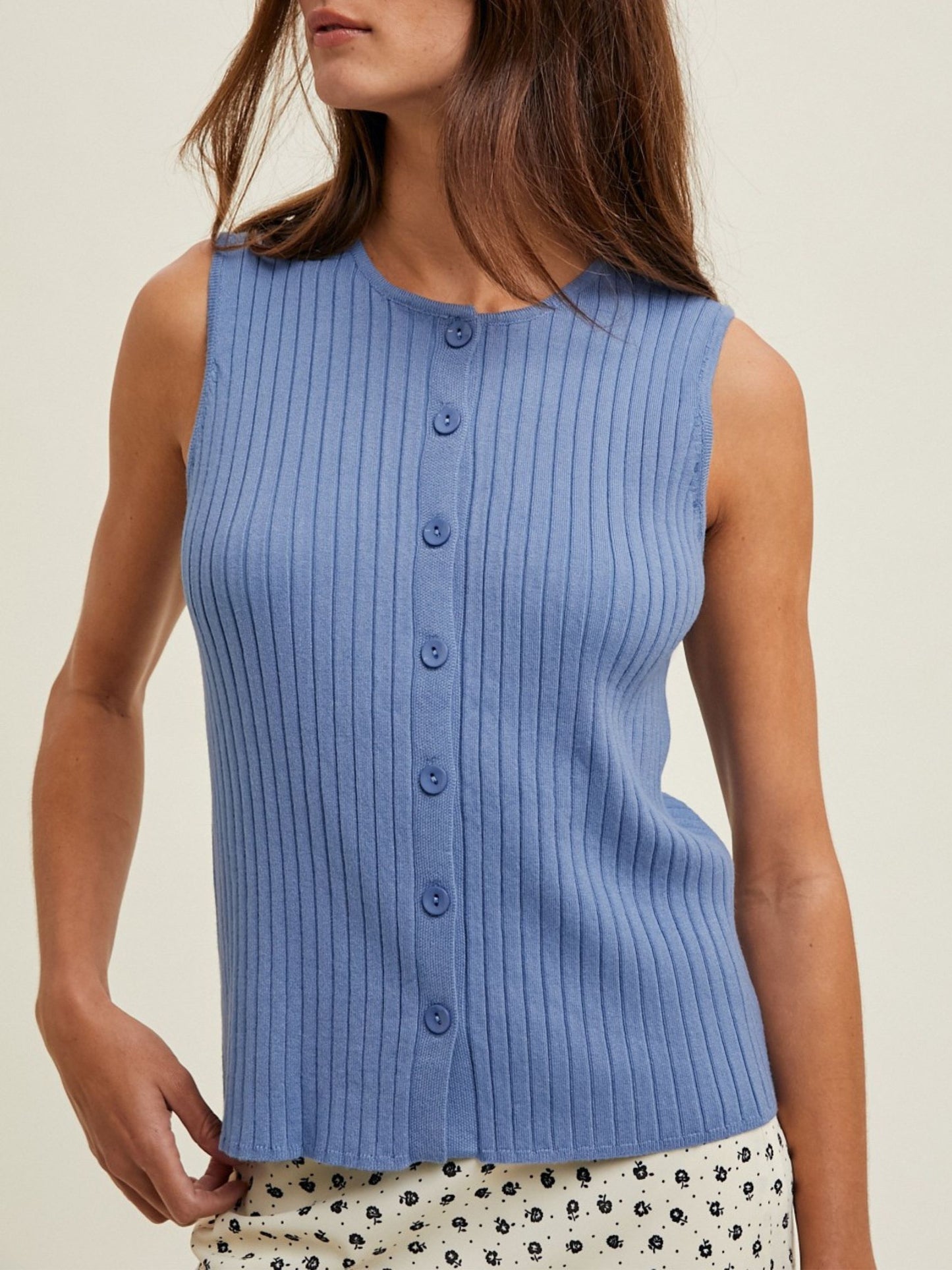 Classic Ribbed Knit Tank