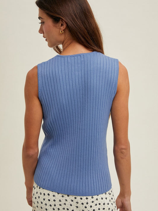 Classic Ribbed Knit Tank