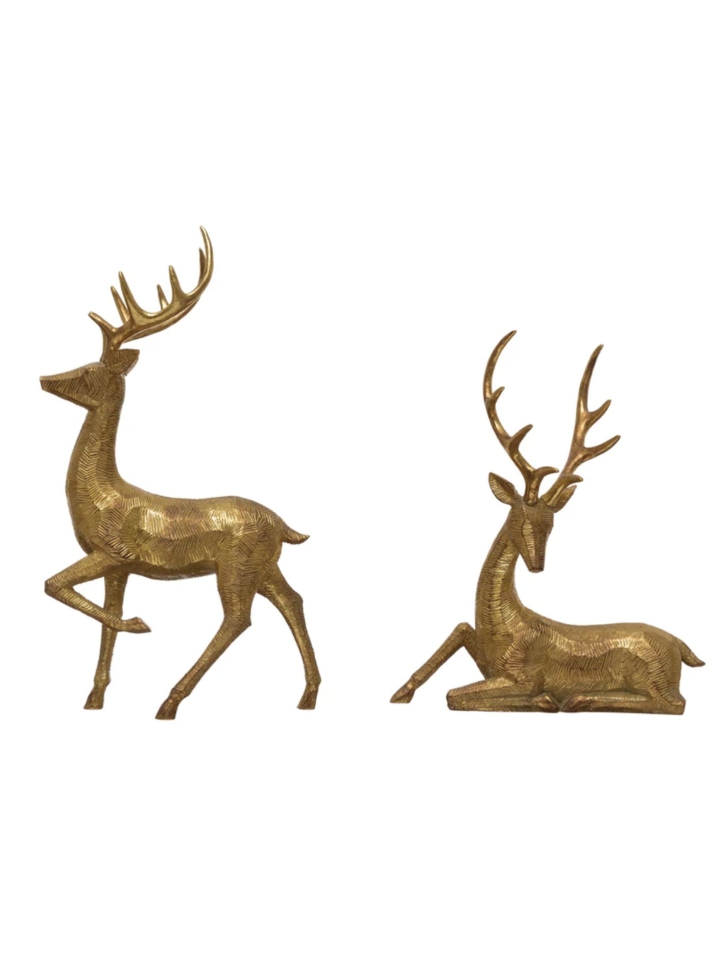 Gold Resin Deer