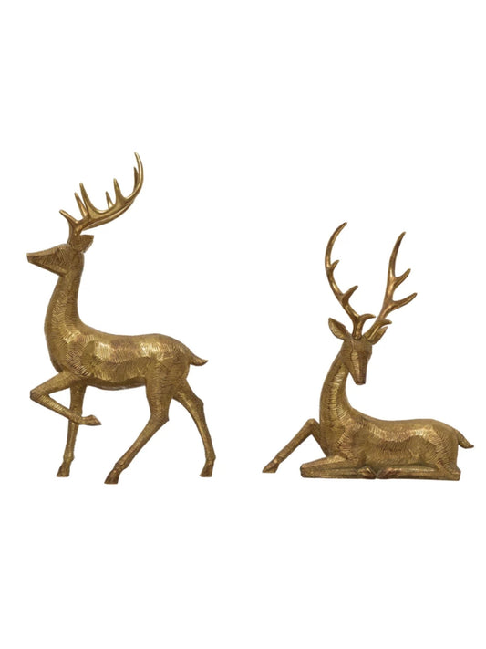 Gold Resin Deer (Pick Up Only)