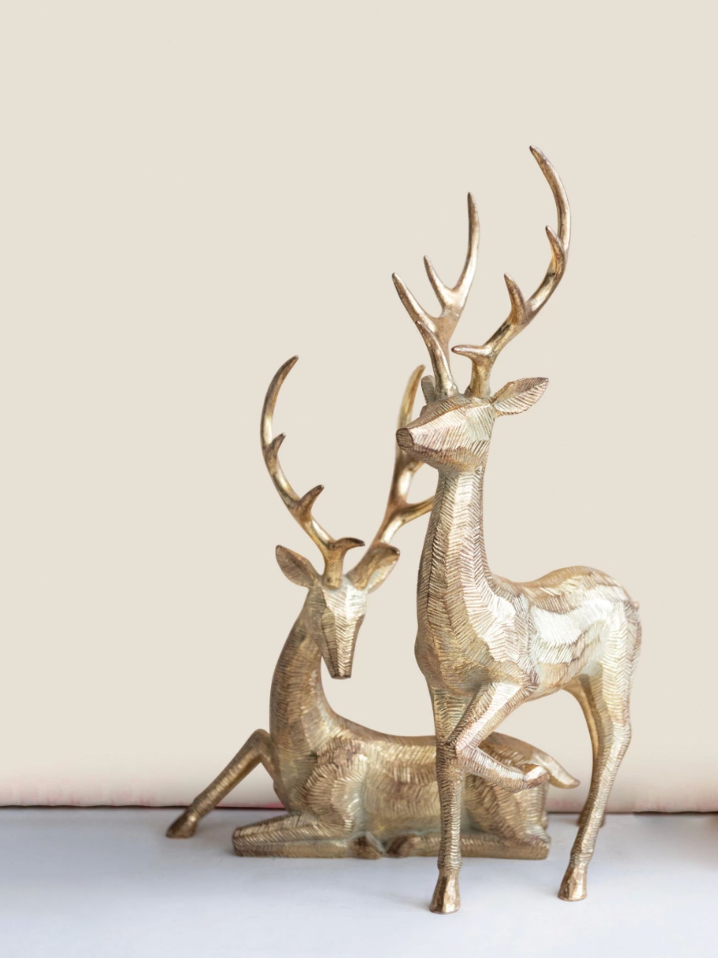 Gold Resin Deer