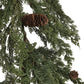 72"L x 8"H Faux Spruce & Pine Garland w/ Natural Pinecones