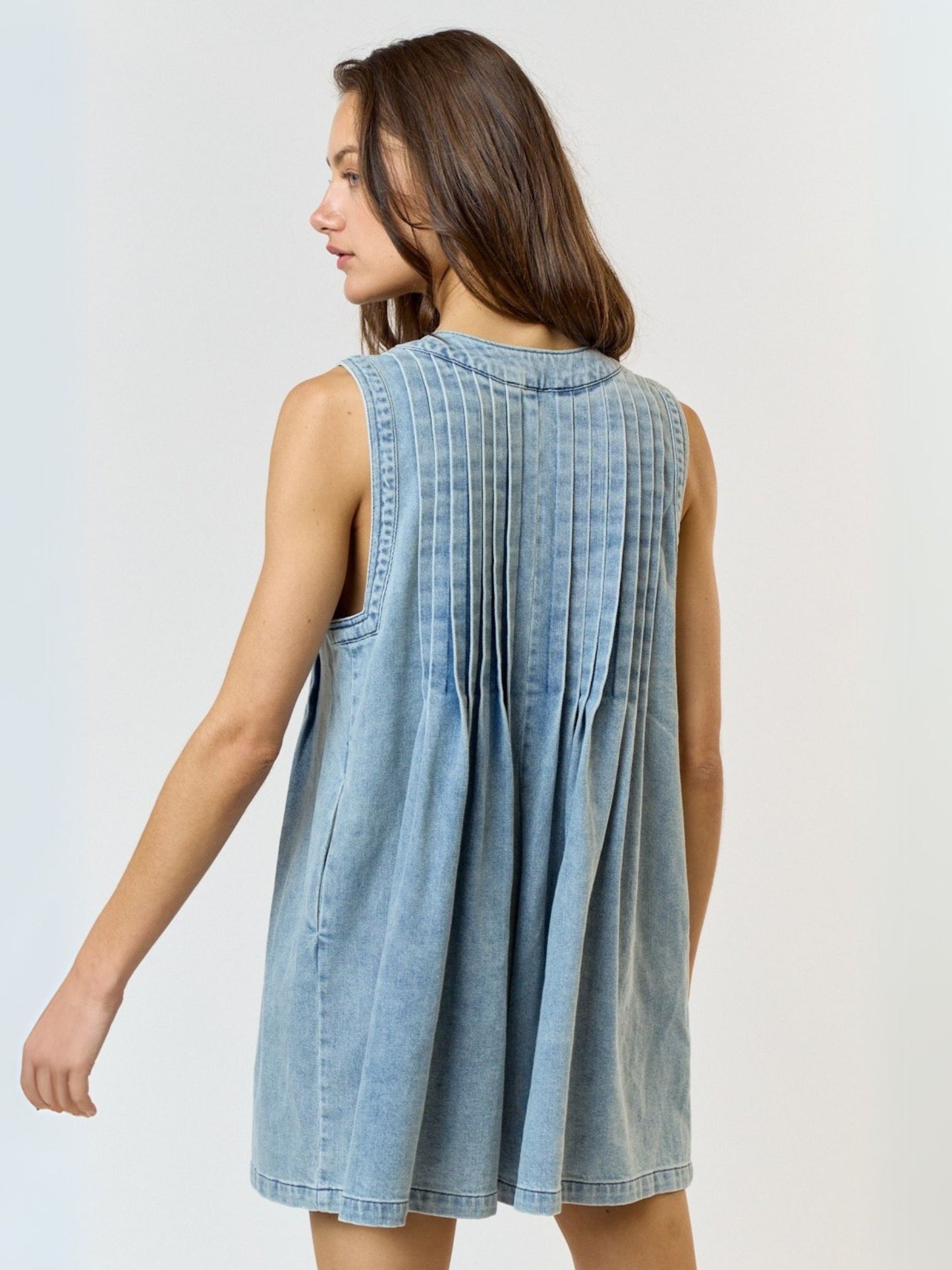 Lainey Denim Romper