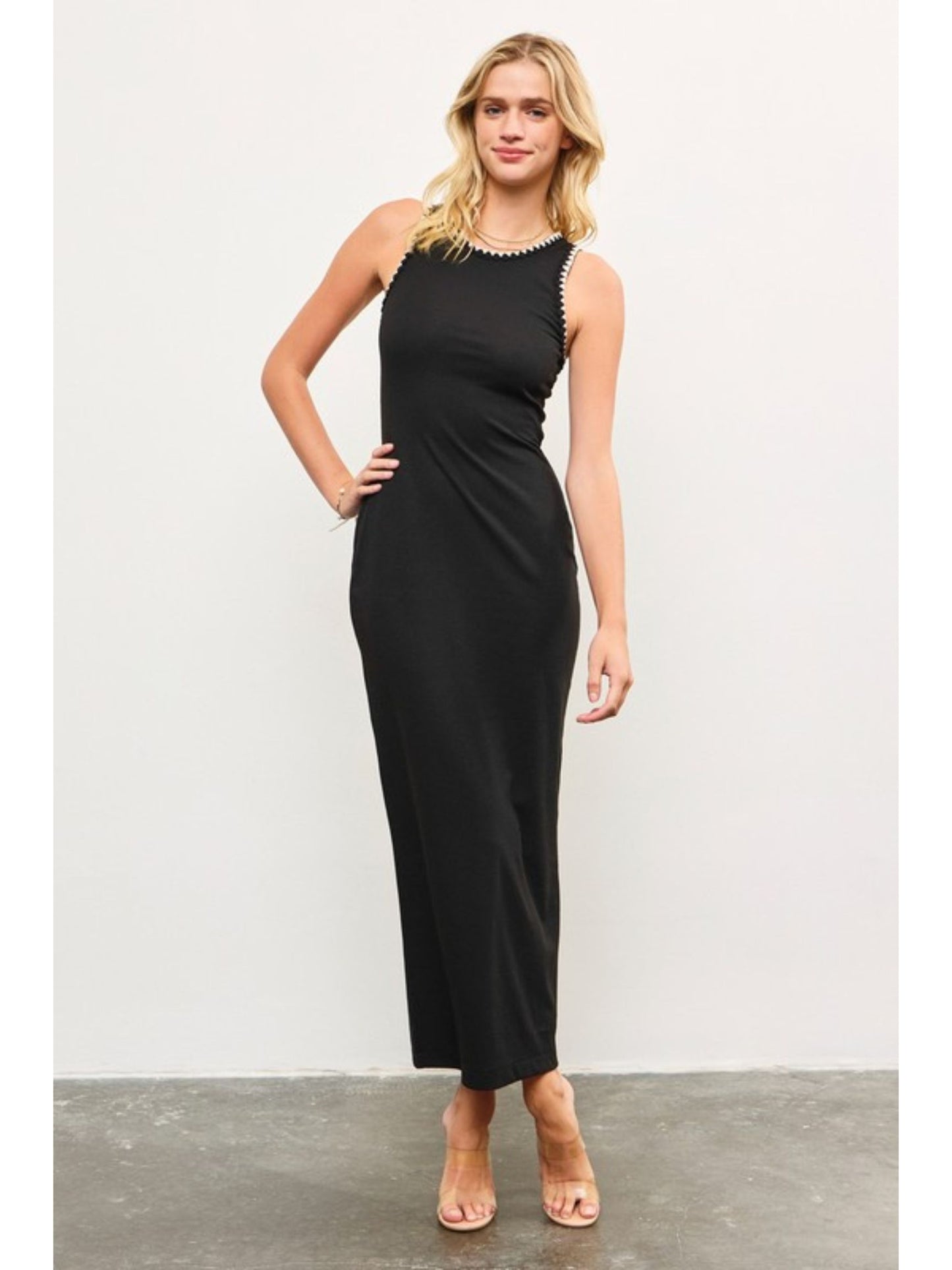 Carmen Sleeveless Fitted Dress