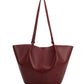 Lydia Cranberry Recycled Vegan Shoulder Bag