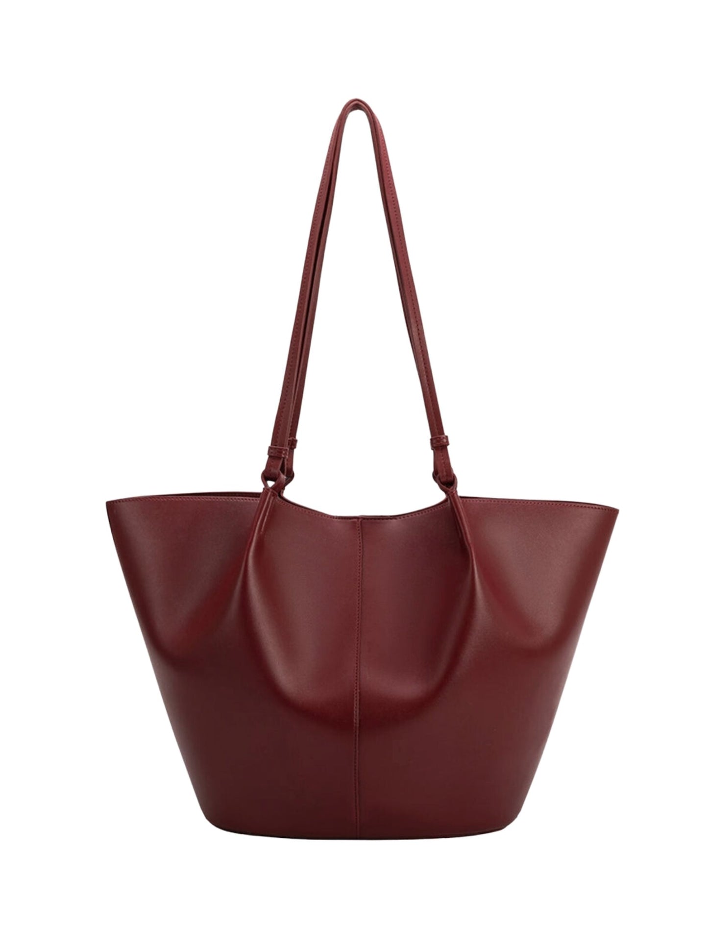 Lydia Cranberry Recycled Vegan Shoulder Bag