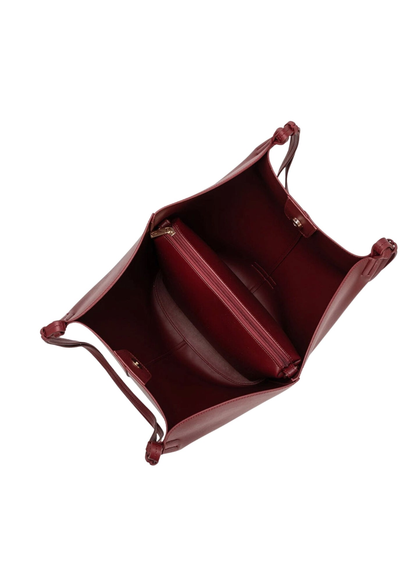 Lydia Cranberry Recycled Vegan Shoulder Bag