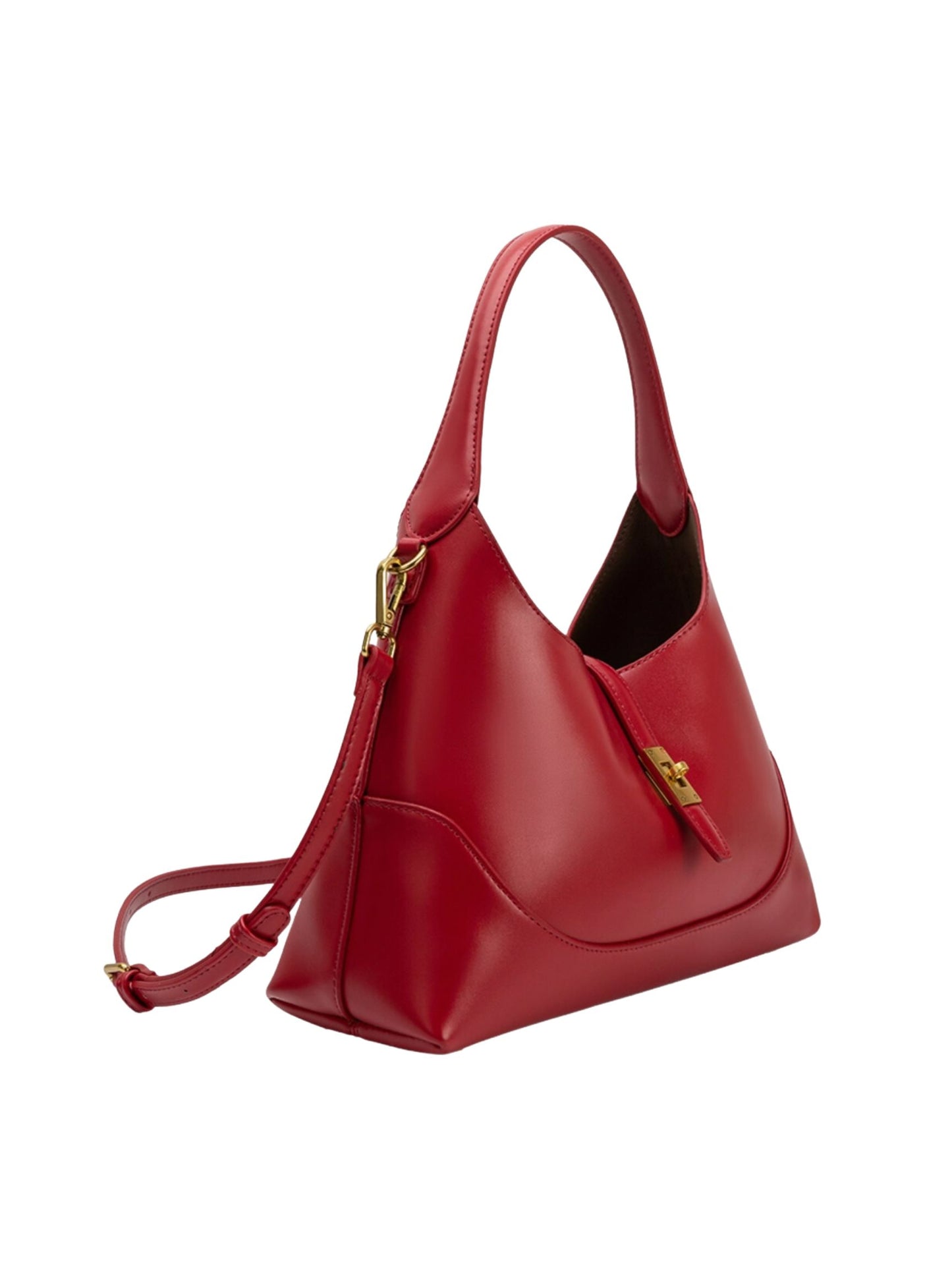 Caroline Recycled Vegan Shoulder Bag - Red