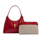 Caroline Recycled Vegan Shoulder Bag - Red