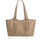 Phoebe Recycled Vegan Shoulder Bag - Beige