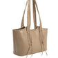 Phoebe Recycled Vegan Shoulder Bag - Beige