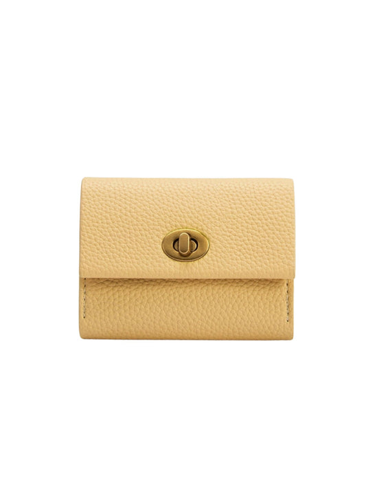 Rita Vegan Card Case Wallet - Yellow