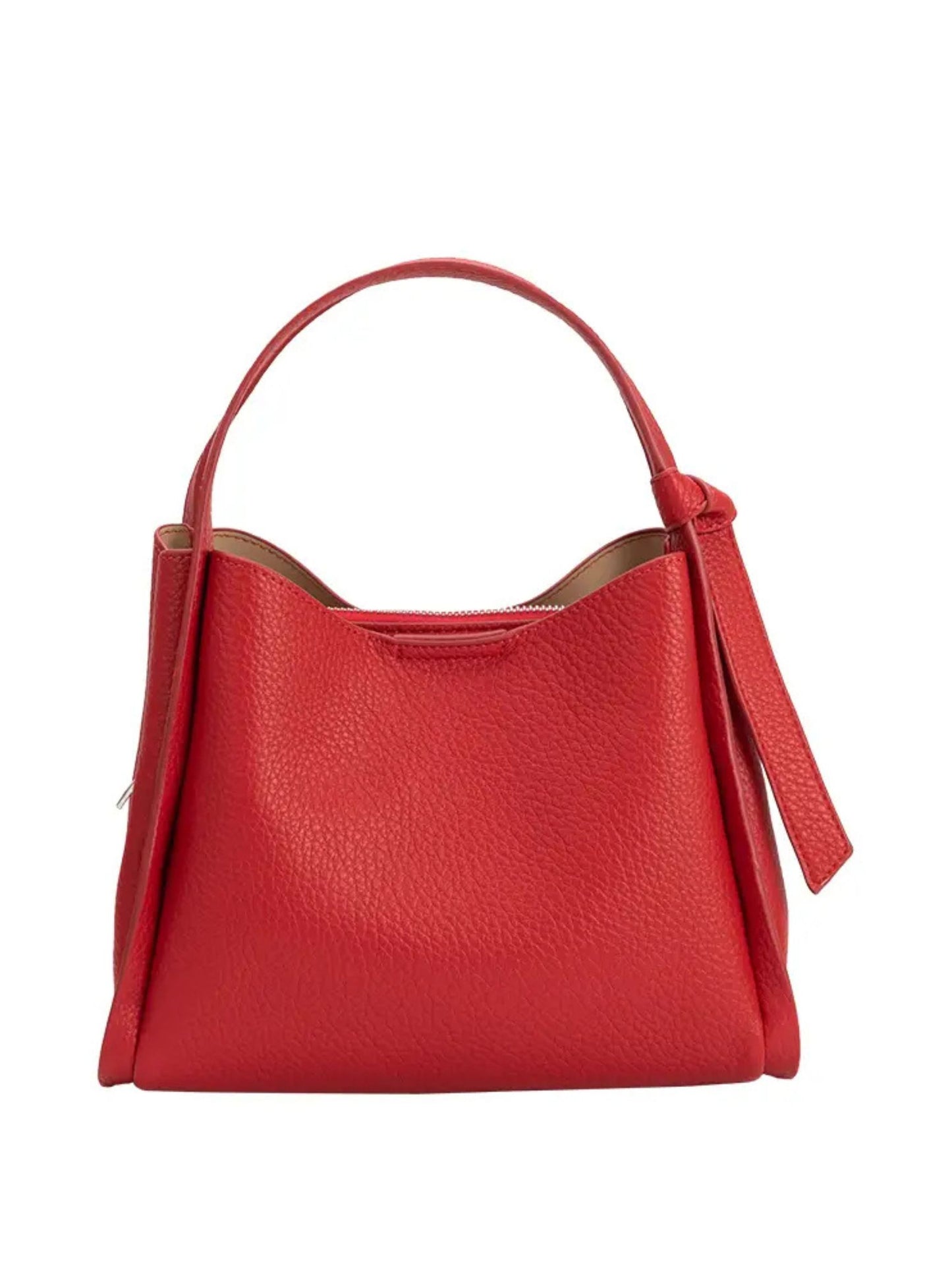 Felicity Recycled Vegan Top Handle Bag - Red