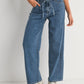 Luna Drawstring Wide Leg Denim