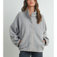 Gwyneth Mock Neck Sherpa Fleece Shacket