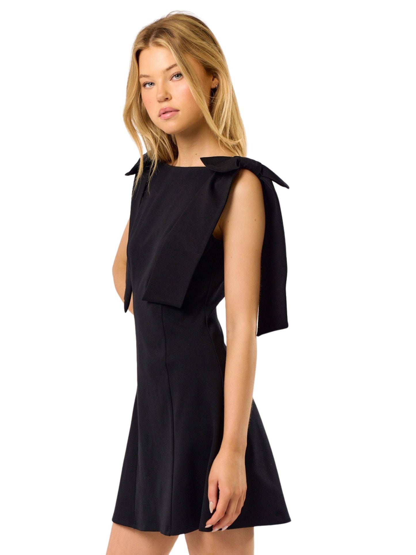 Bow Shoulder Dress