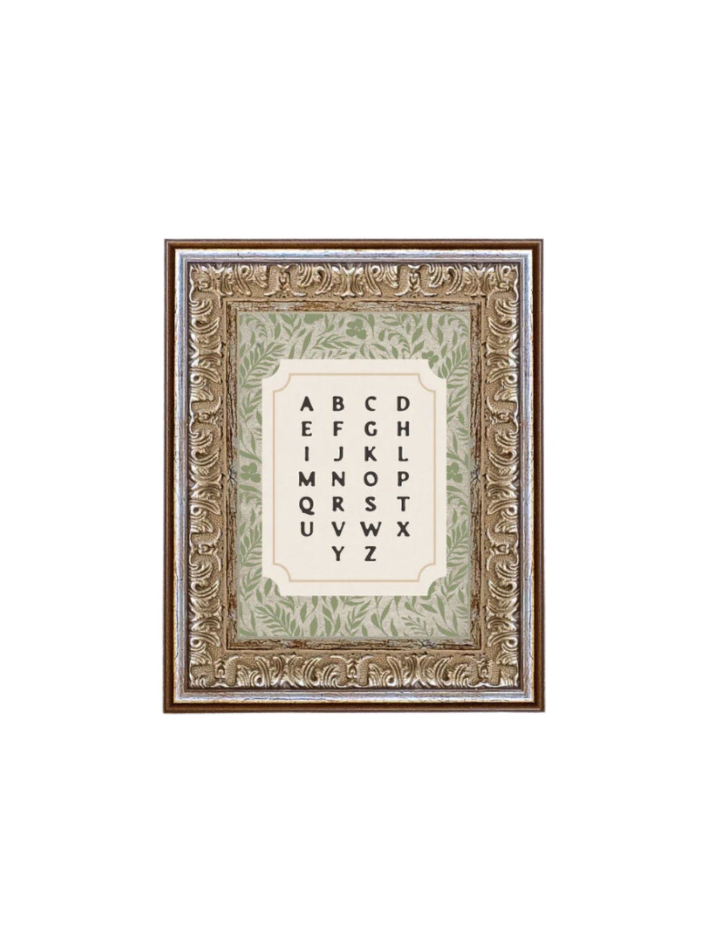 Alphabet Framed Picture