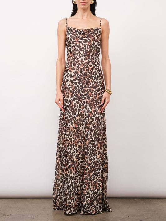 Kismet Leopard Maxi Dress