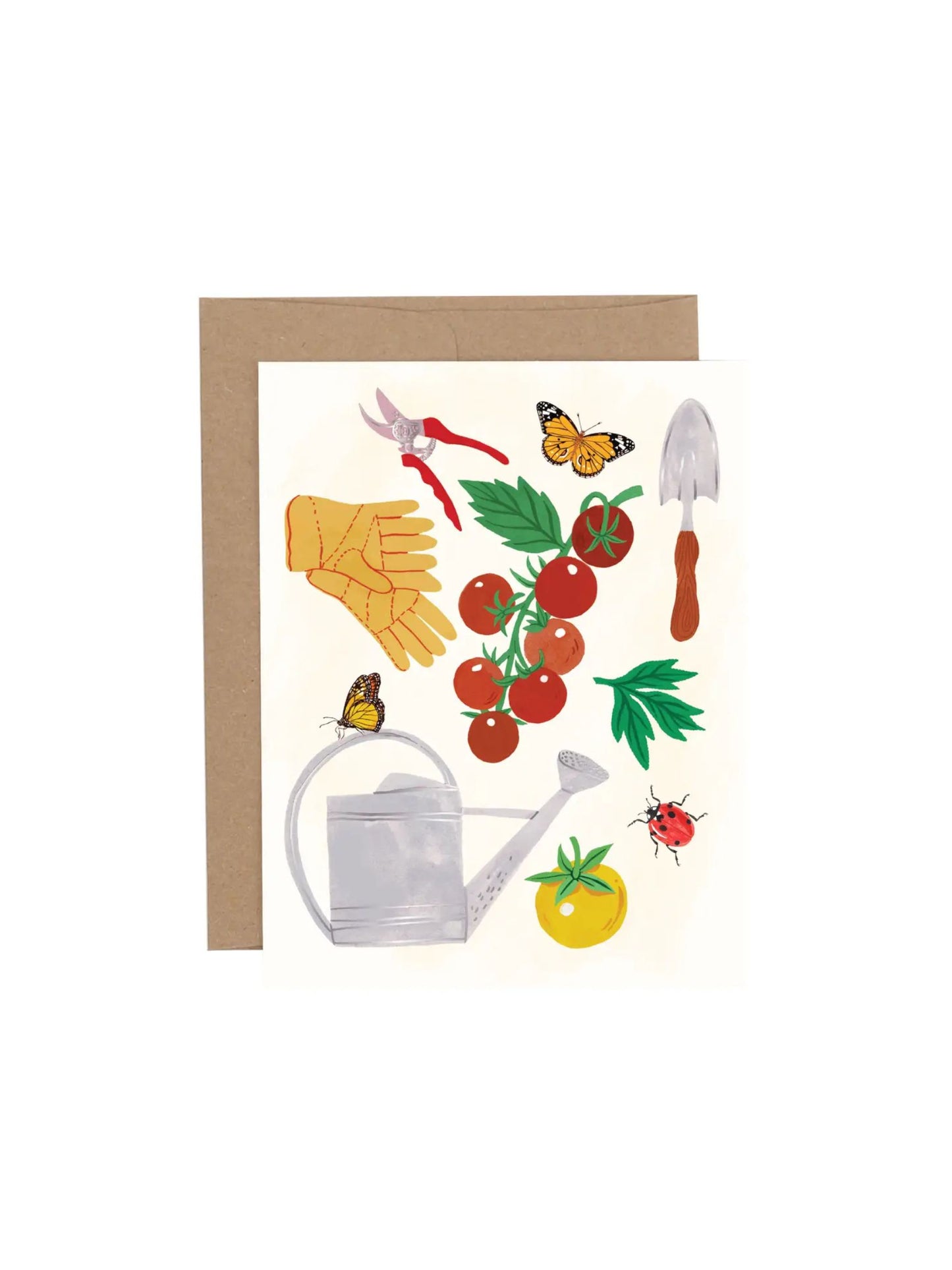 Tomato Garden Blank Greeting Card