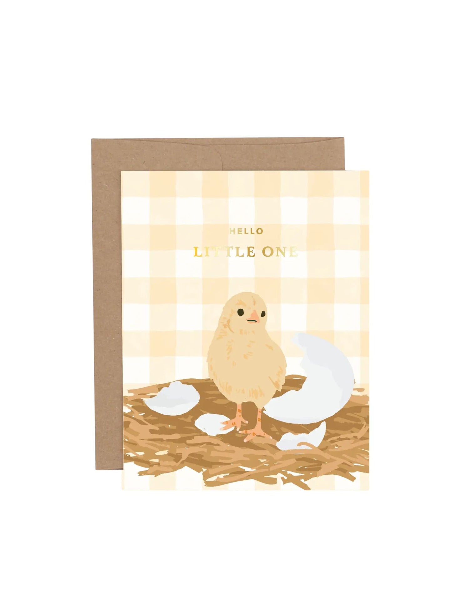 Hello Little One Chick Baby Greeting Card