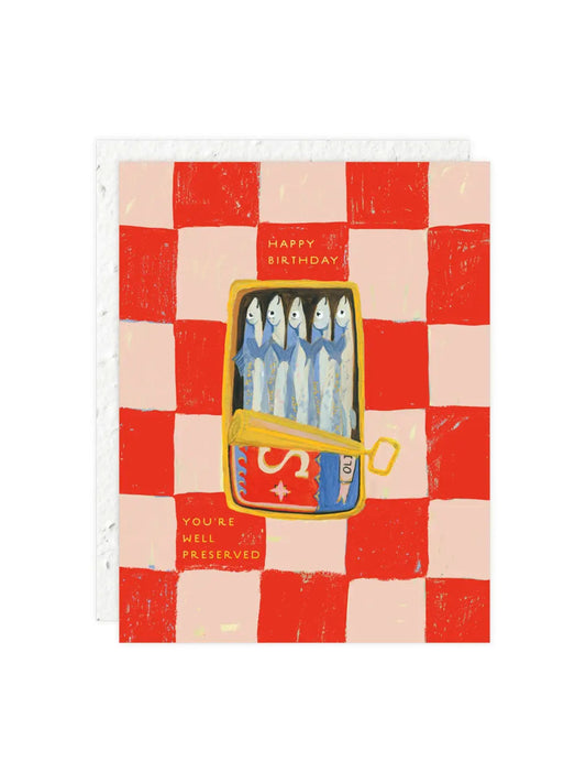 Sardines - Birthday Card