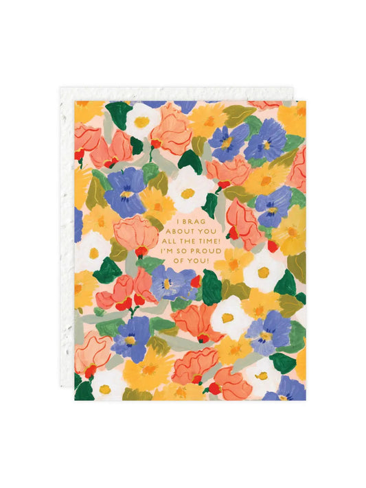 Flower Power - Congratulations Card