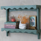 Wood Scalloped Wall Shelf (pick up only)