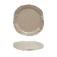 Stoneware Plate, Cream Color