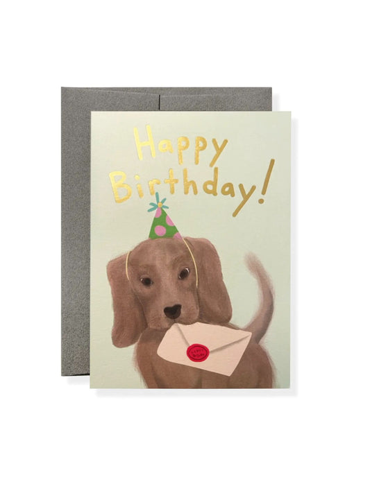 Dog Birthday Greeting Card