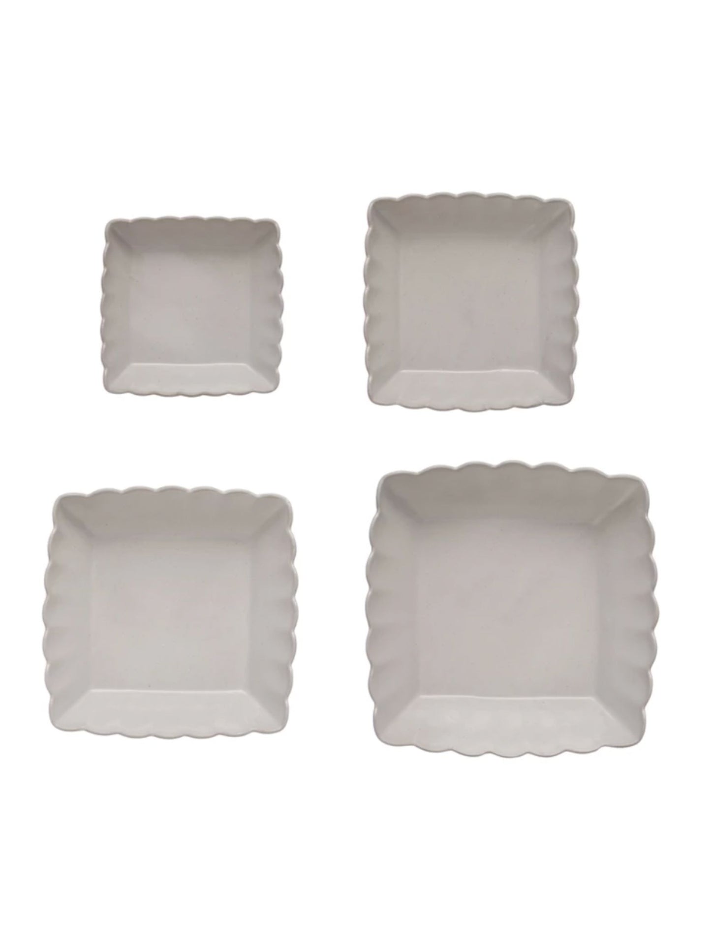 Serving Dishes w/ Scalloped Edge - Pick Up Only