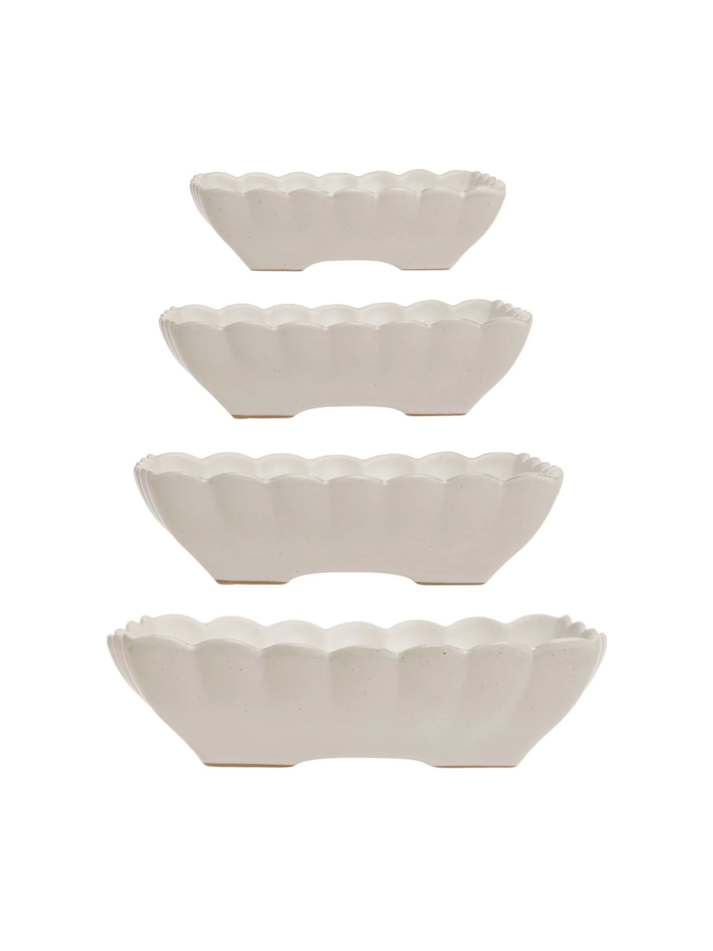 Serving Dishes w/ Scalloped Edge - Pick Up Only