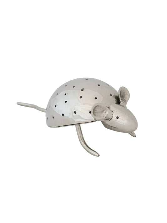 Aluminum Vintage Reproduction Mouse Toothpick Holder