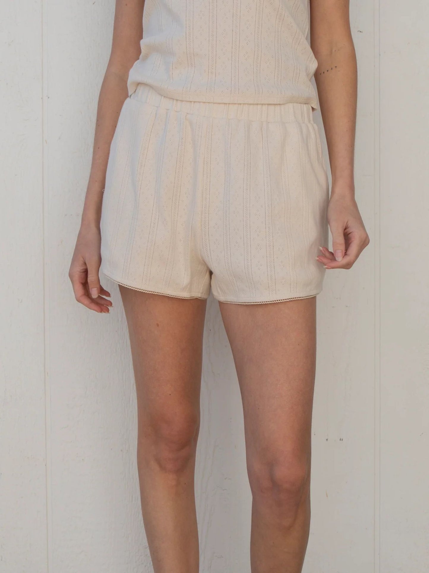 Chicks Pointelle Shorts