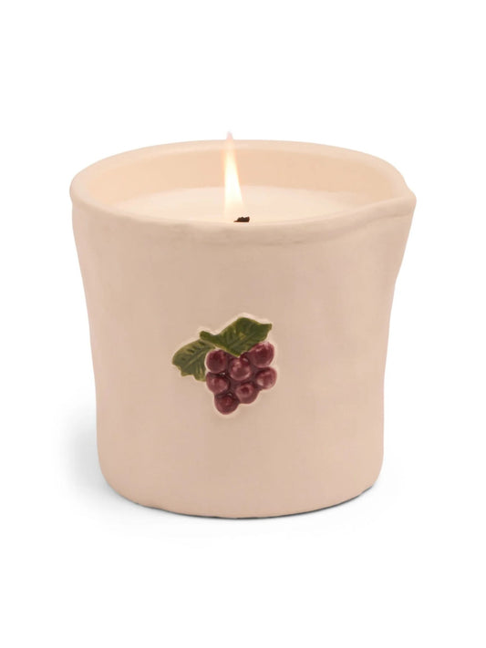 Bistro 8 oz Ceramic Candle - Bordeaux Grape