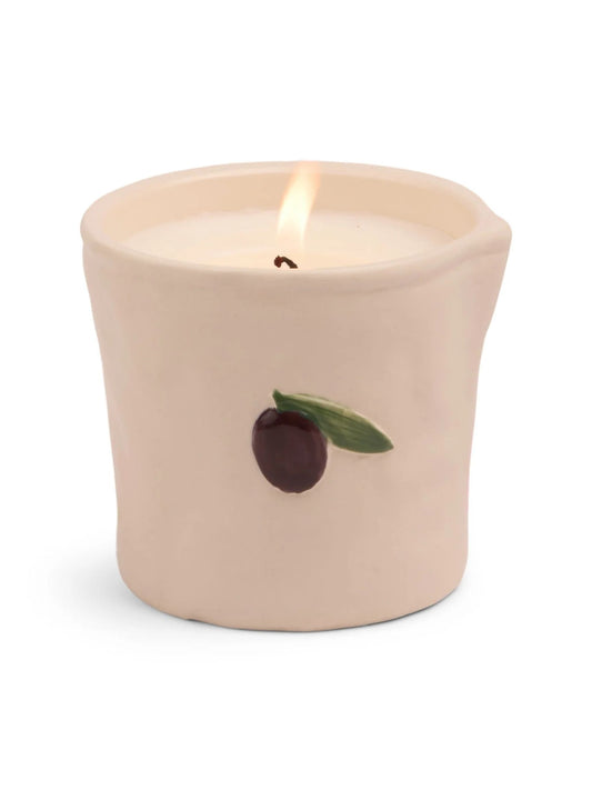 Bistro 8 oz Ceramic Candle - Fig & Olive