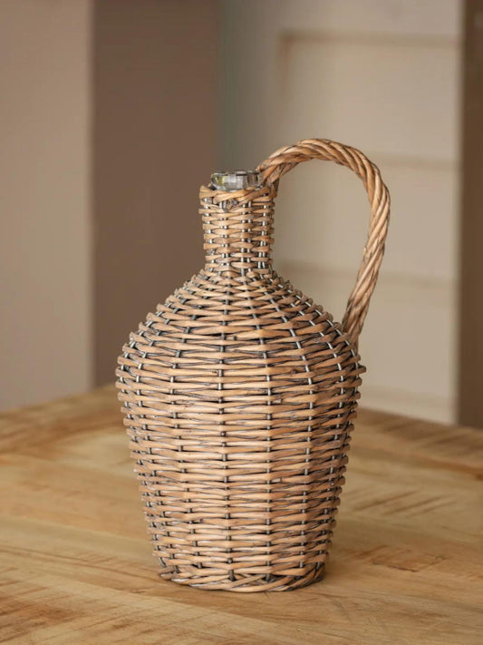 Willow Covered Wine Bottle (Pick-Up ONLY)