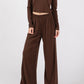 Genevieve Ribbed Wide-Leg Pant