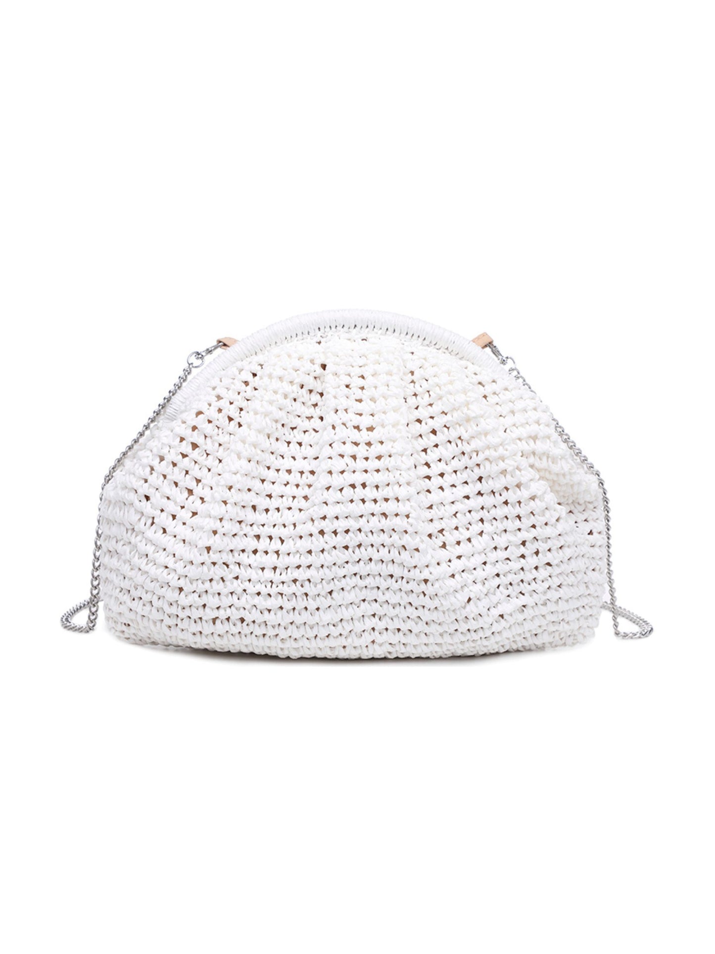 30A Woven Straw Clutch