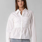 Ariabella Corset Button Down Shirt