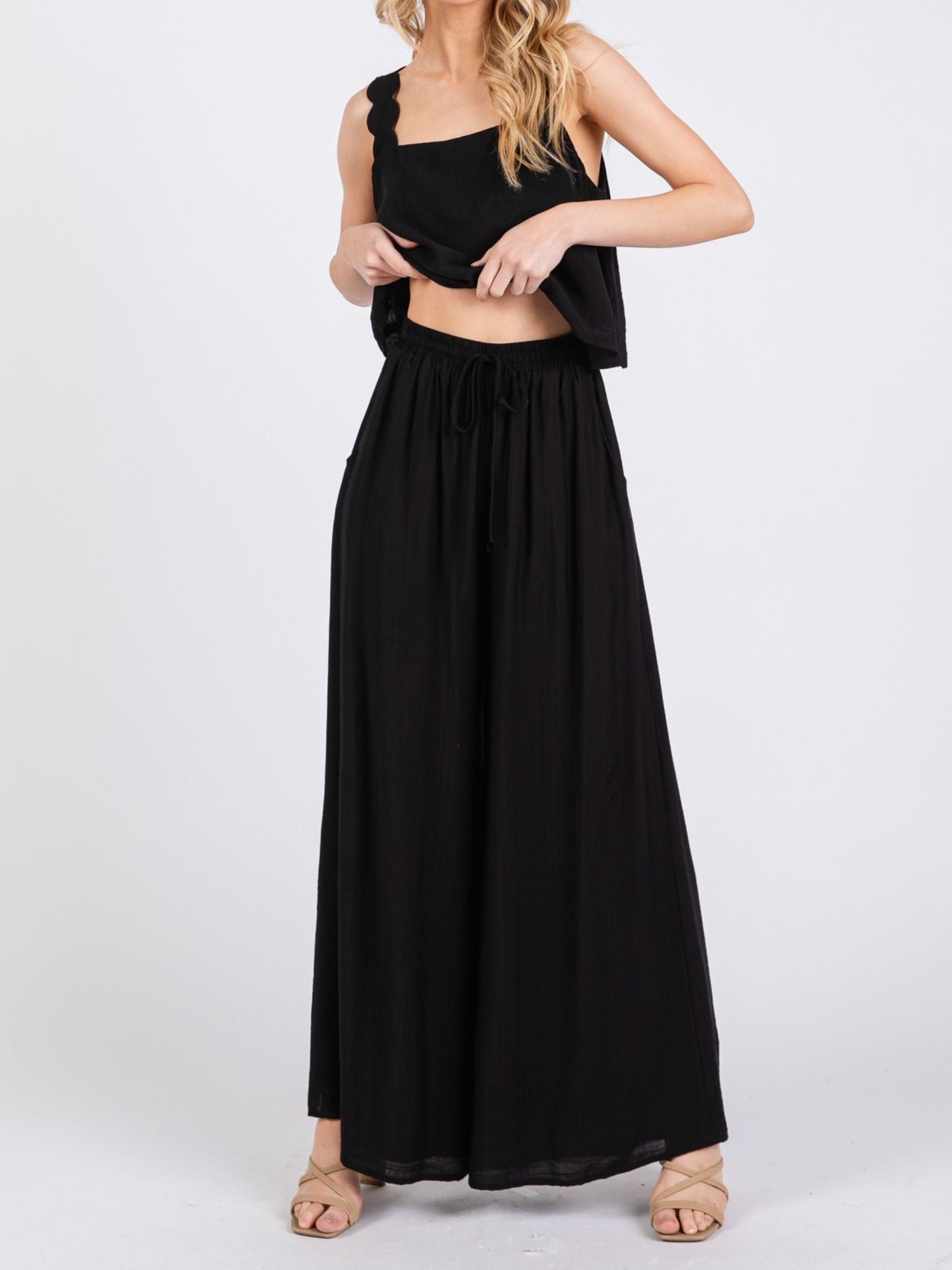 Plazzo Wide Leg Pant