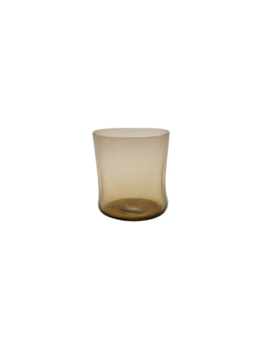 12 oz. Indented Drinking Glass, Brown