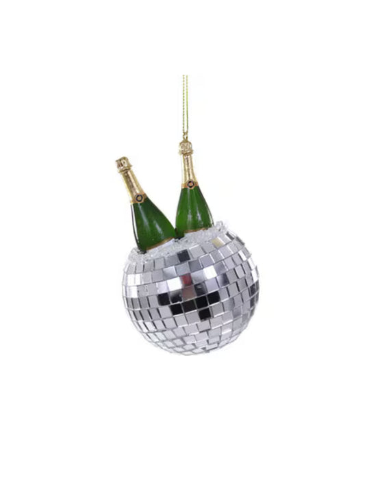 Disco Ball Champagne Ornament