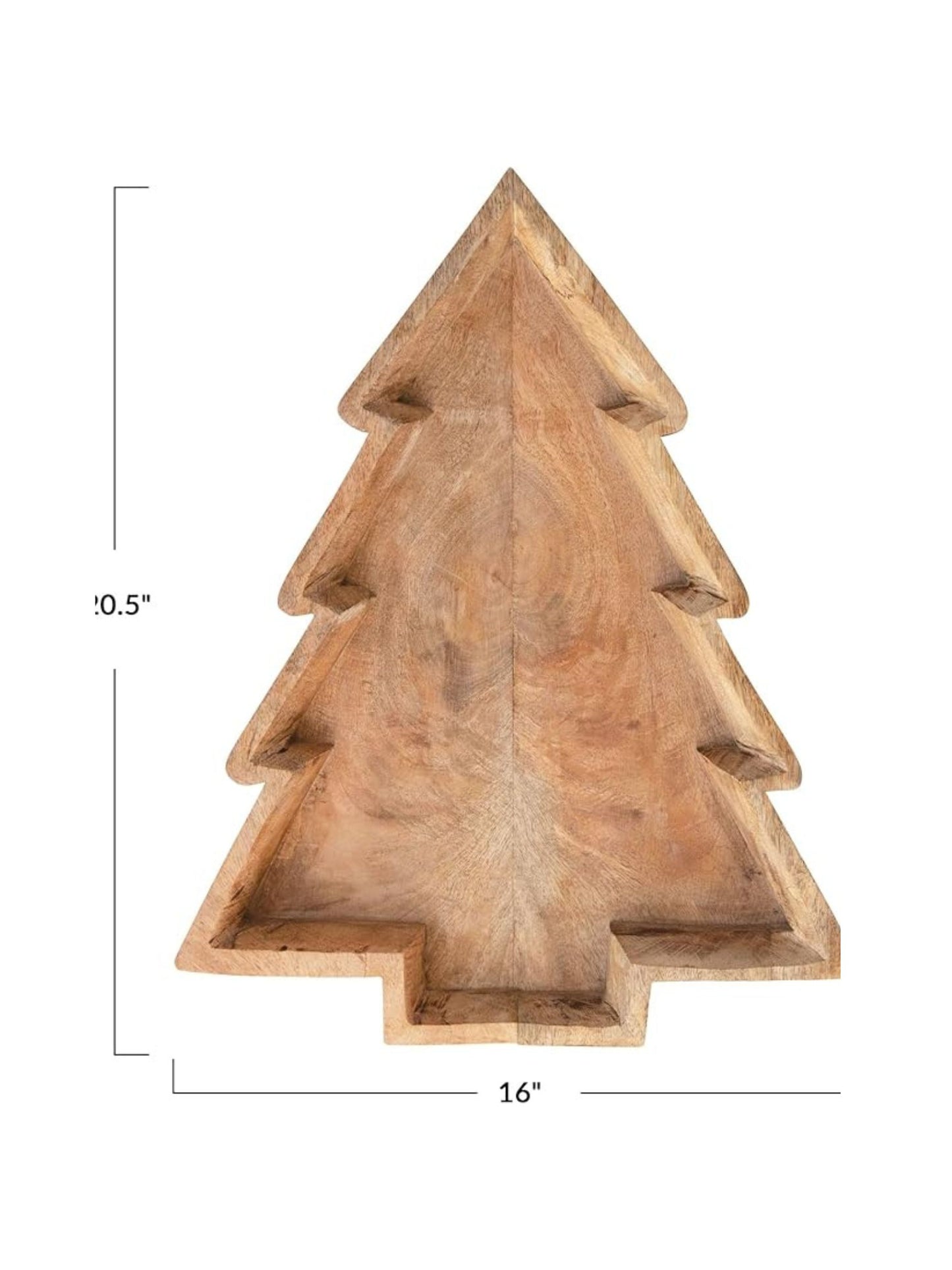 Wood Tree Shaped Tray (Pick-Up ONLY)