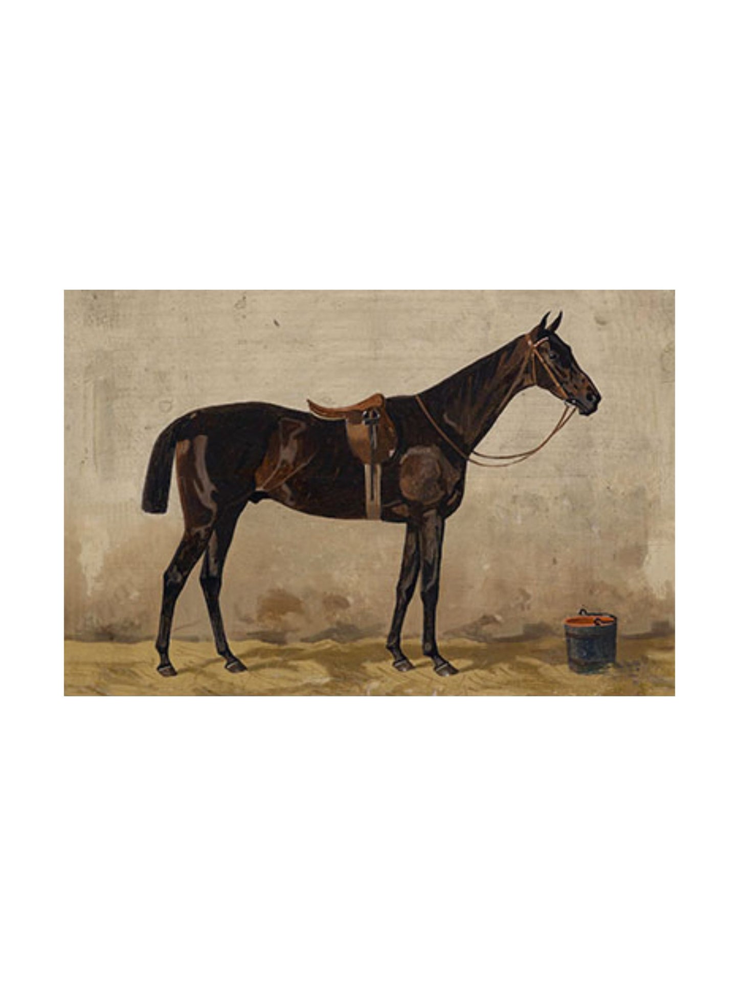 9x12" Keeneland Horse Print