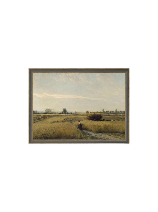 Harvest Landscape Framed Picture
