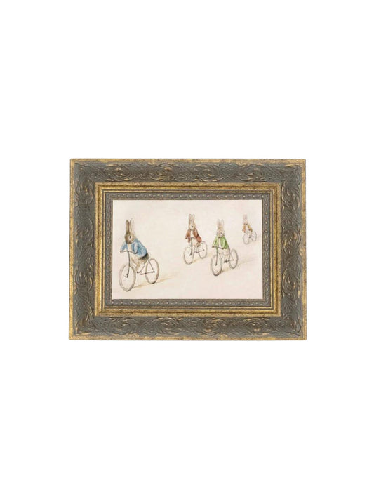 Biking Bunnies Framed Picture