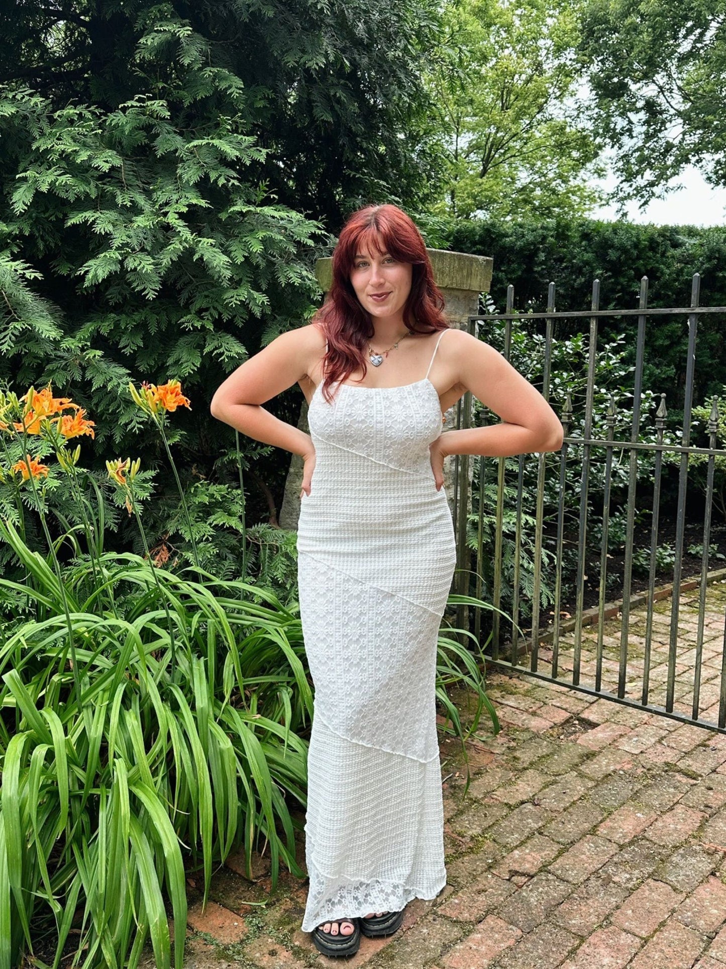 Scarlett White Maxi Dress