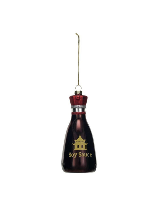 Glass Soy Sauce Bottle Ornament