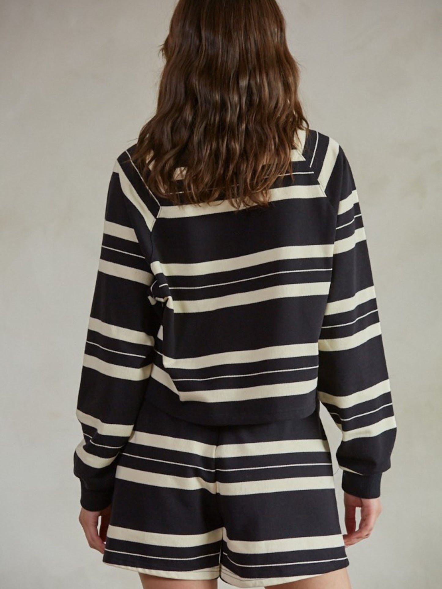 Delaney Striped Pullover