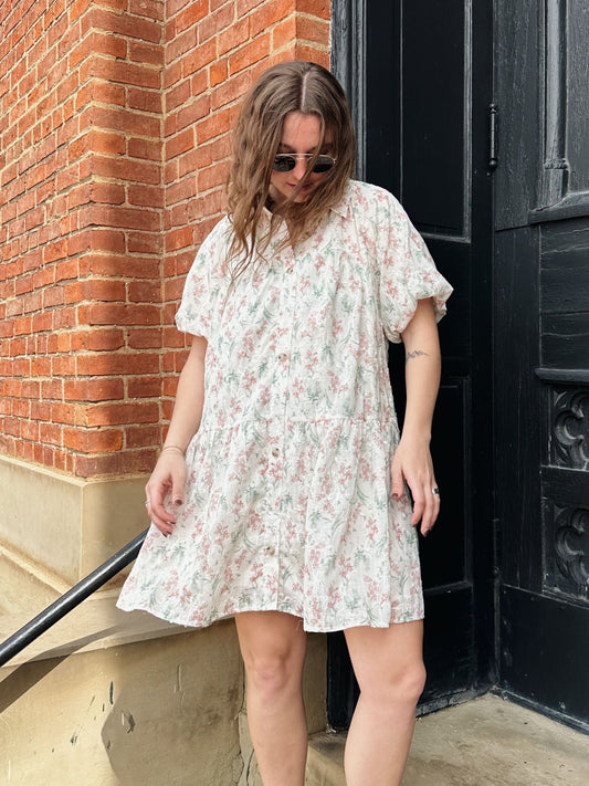 Camellia Floral Mini Dress